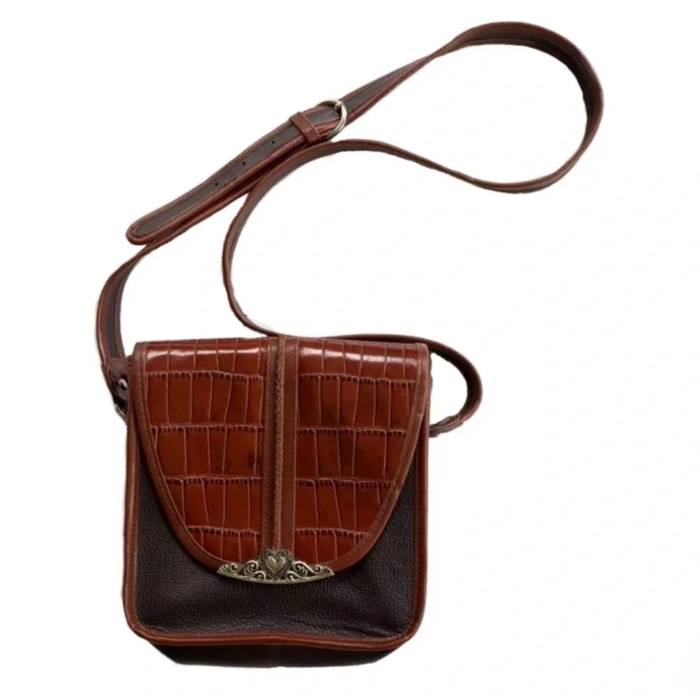 VINTAGE Croc Crossbody Bag